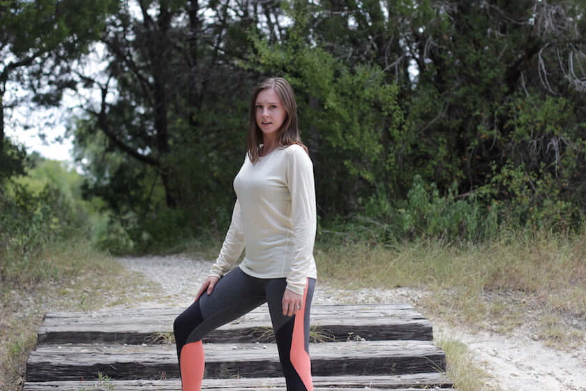 Merino Wool Women's Long Sleeve Top | Crew Neck Shirt  | Cloud Cream