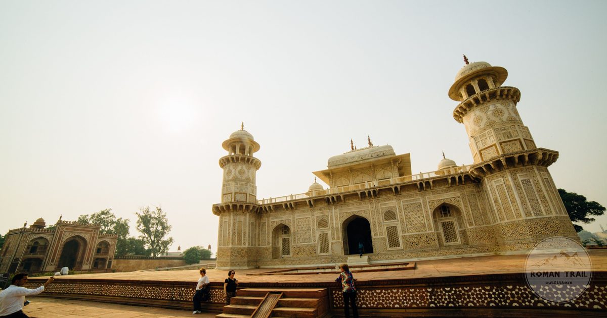 The Itmad-ud-Daulah tomb, a Mughal monument in Agra, India