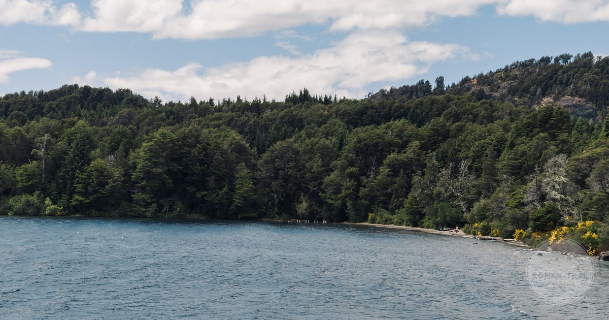 Lake and forest scenery at San Carlos de Bariloche, Argentina