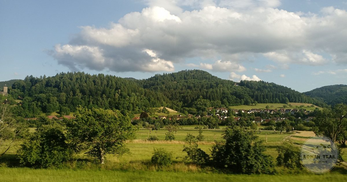 Rolling green hills of the Black Forest in summer, Germany