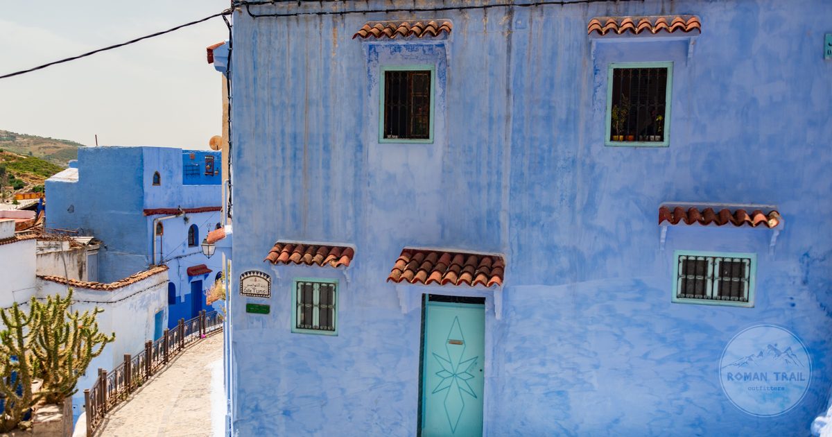 The blue architecture of Chefchaouen, Morocco