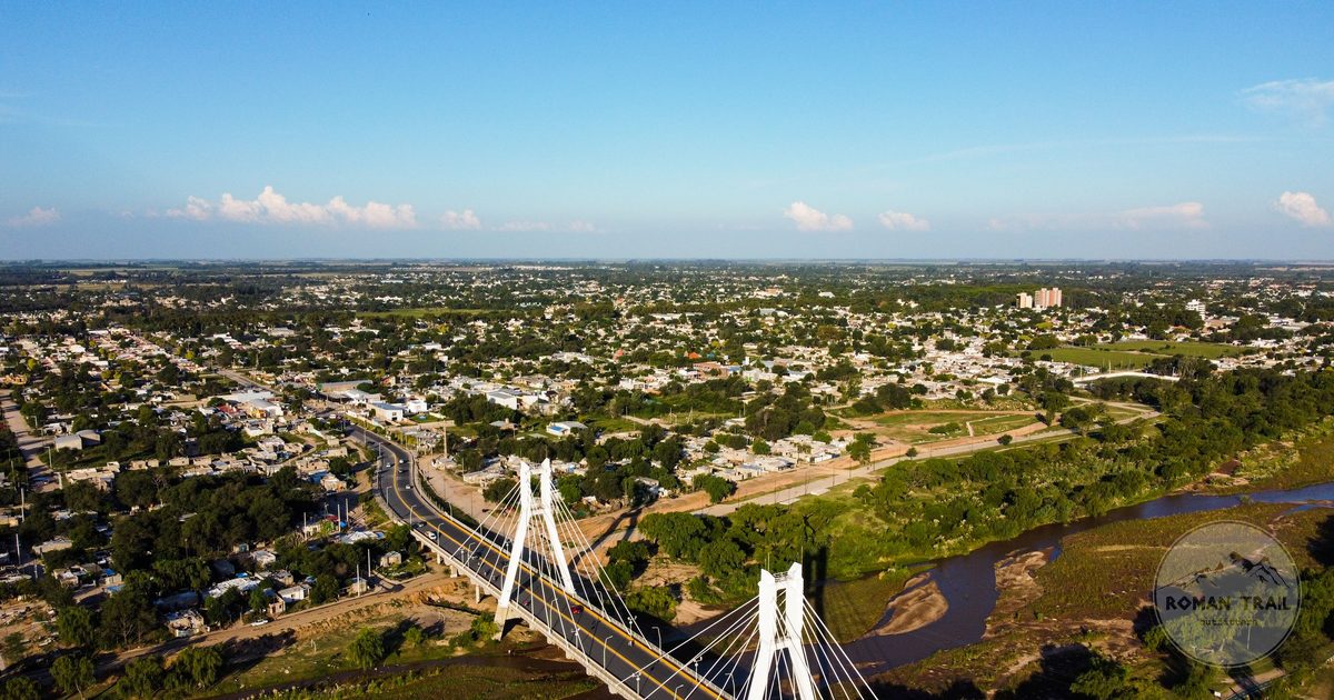 A cable stayed bridge over the river in Cordoba, Argentina, Cordoba Argentina packing list for women by Roman Trail Outfitters