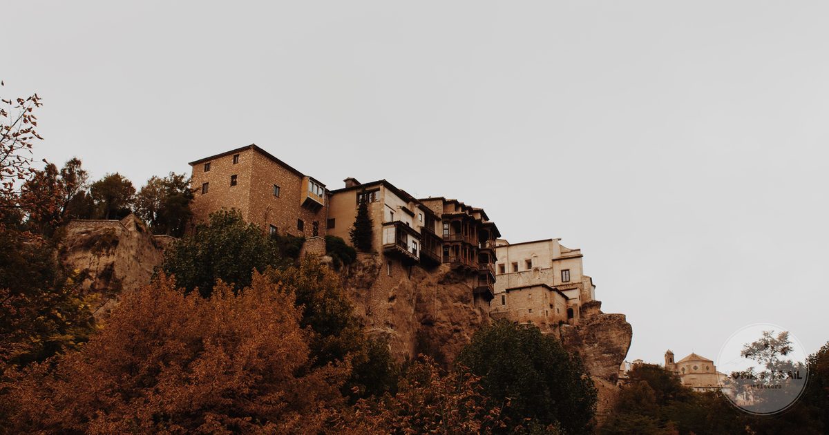 The Hanging Houses on the cliff edge at Cuenca, Castilla La Mancha, Spain