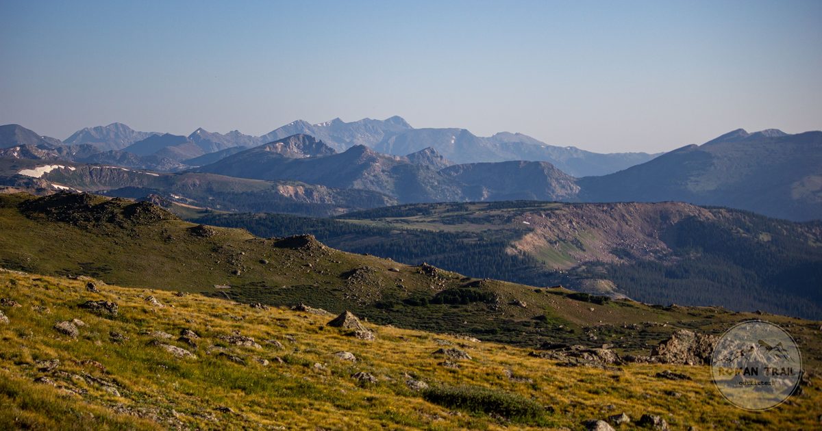 High tundra and the Continental Divide seen from above the tree line in the Colorado Rockies, Denver for women travelers