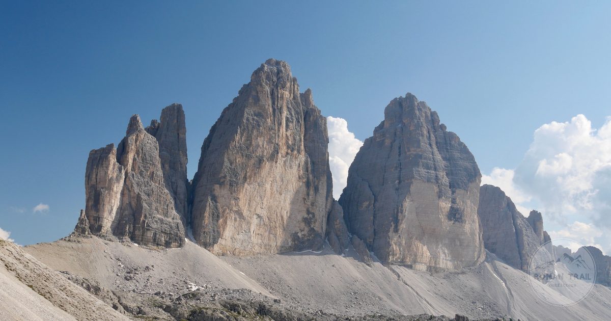 Tre Cime di Lavaredo in the Dolomites, Italy