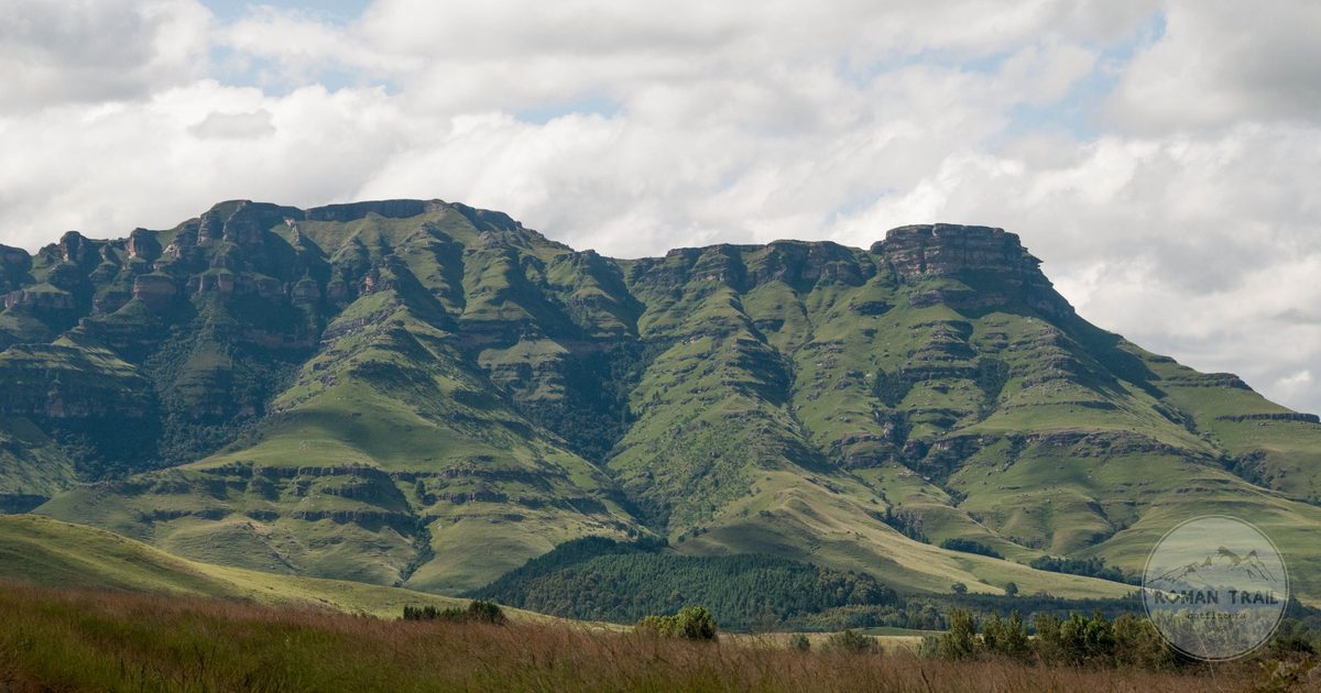 The Drakensberg mountains under cloud, South Africa