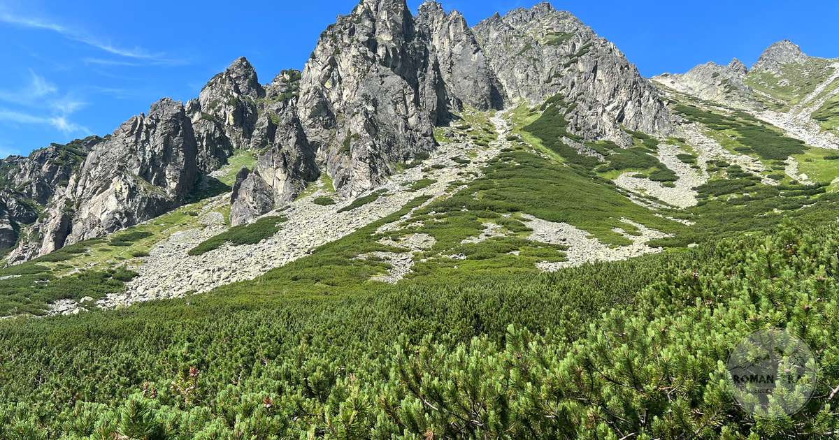 Peaks and meadows in the Vysoke Tatry, Slovakia
