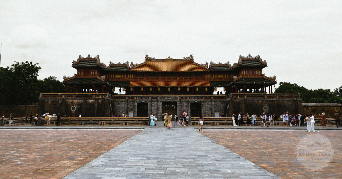 The Ngo Mon Gate at the Imperial City of Hue, Vietnam