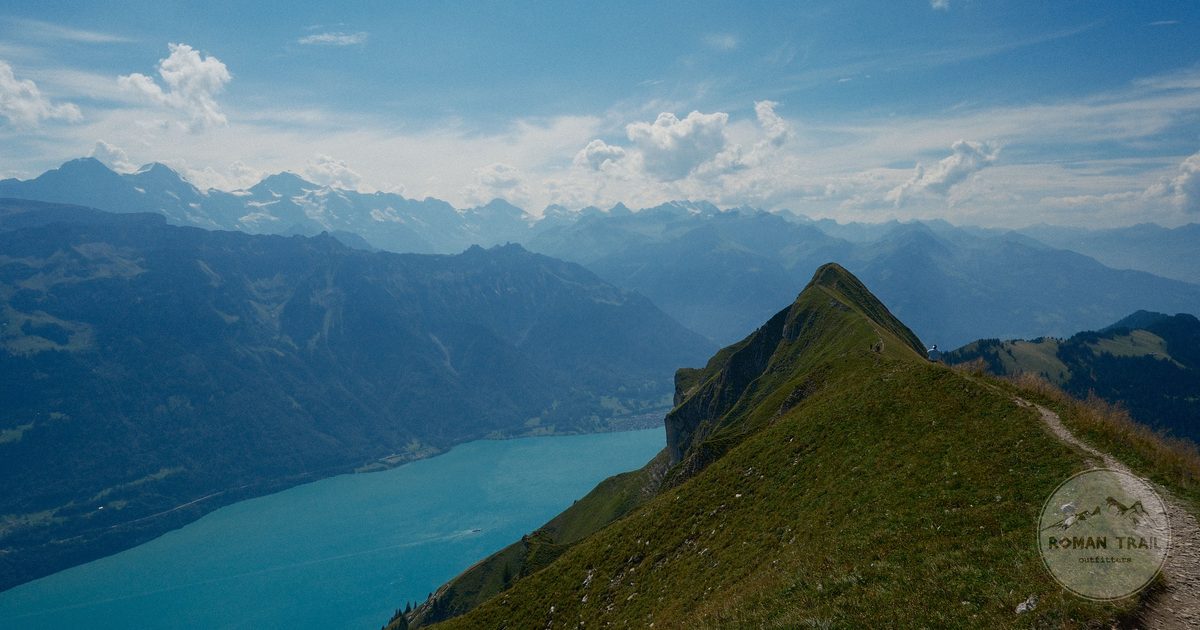 Mountains and lake near Interlaken, Switzerland