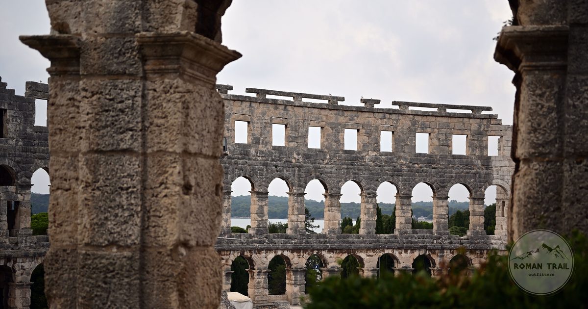 The Roman amphitheatre known as the Pula Arena, Istria, Croatia