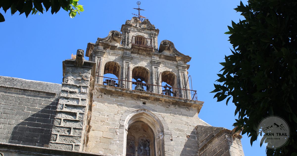 A gothic church tower in Jerez de la Frontera, Andalusia, Spain