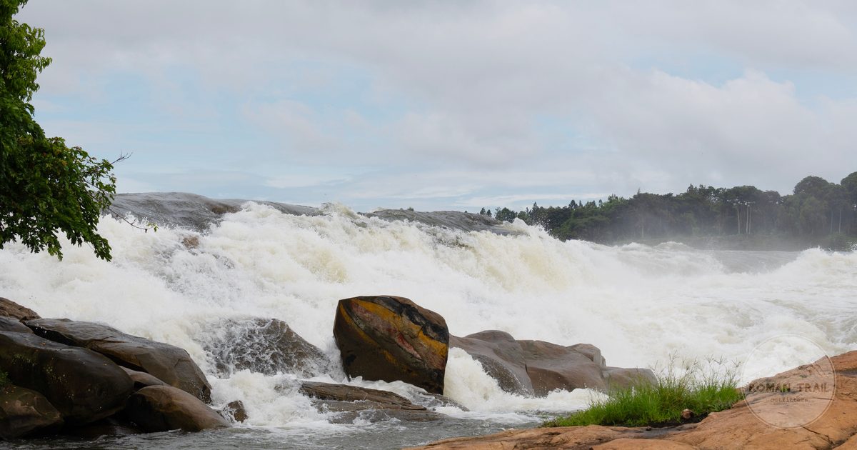 Rapids on the Nile River in Uganda