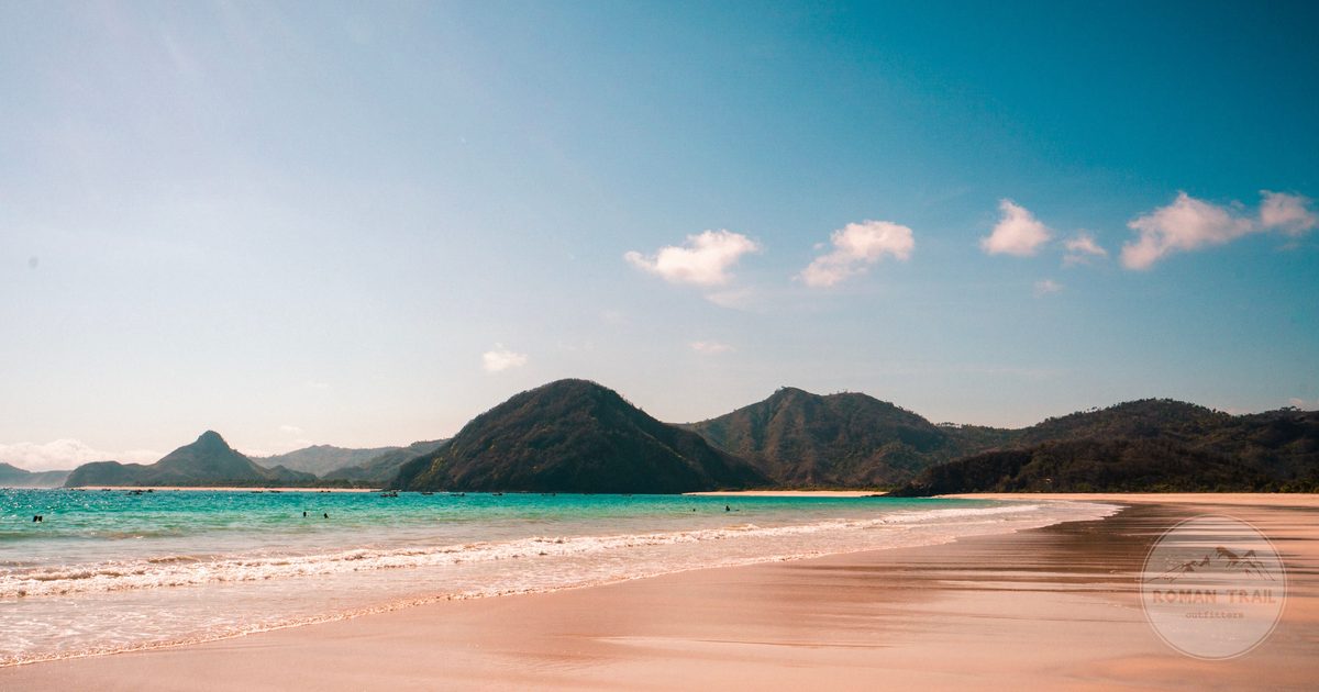 A quiet bay with turquoise water in West Nusa Tenggara, Indonesia