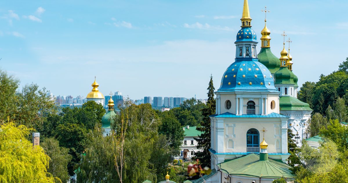 St Michael's Golden-Domed Monastery in Kyiv, Ukraine