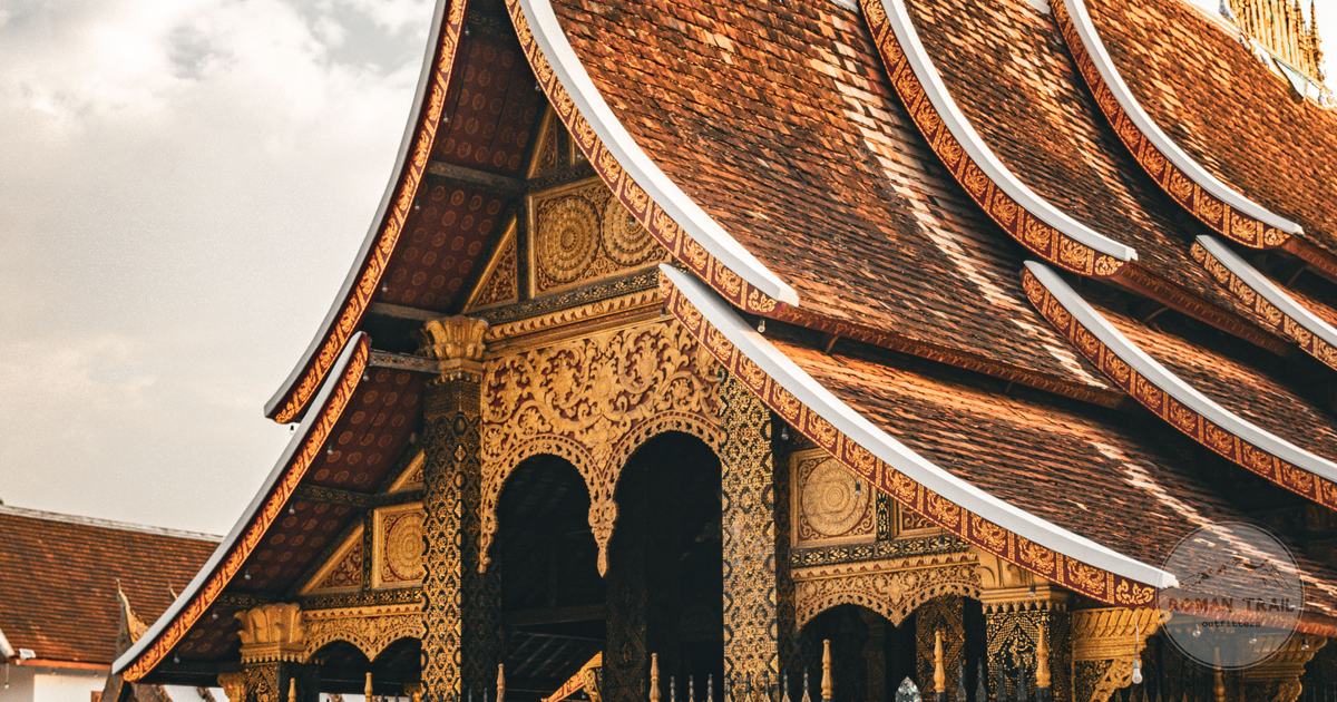 Gilded temple facade and ornate roofline at Wat Xieng Thong, Luang Prabang for women travelers