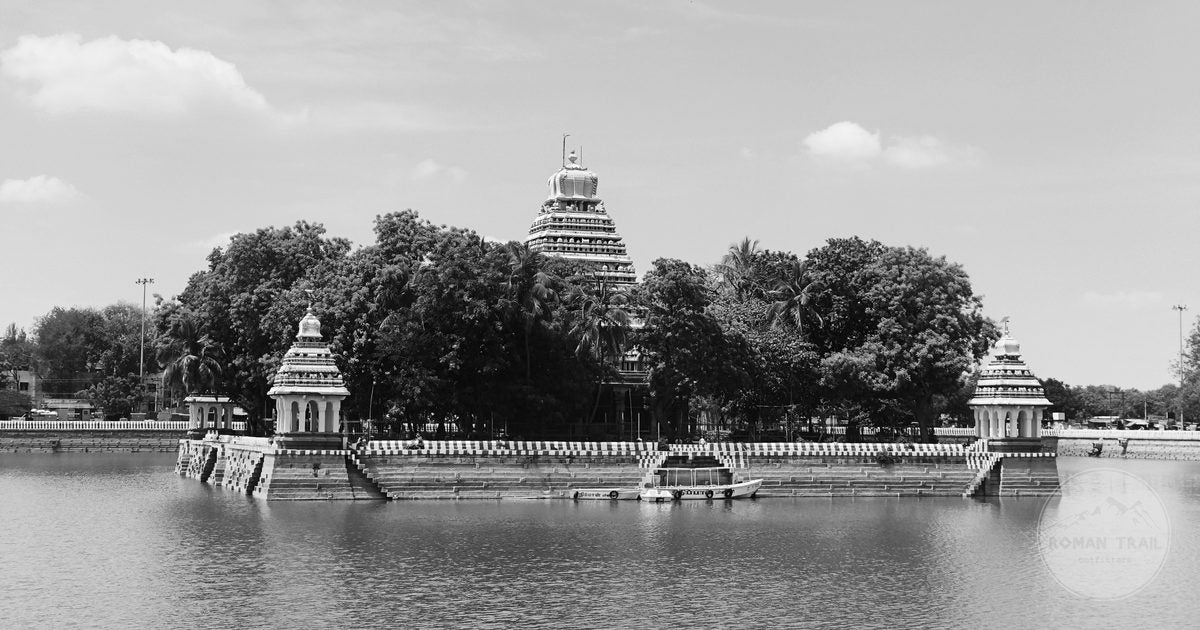 The Vandiyur Mariamman temple tank at Madurai, Tamil Nadu, India