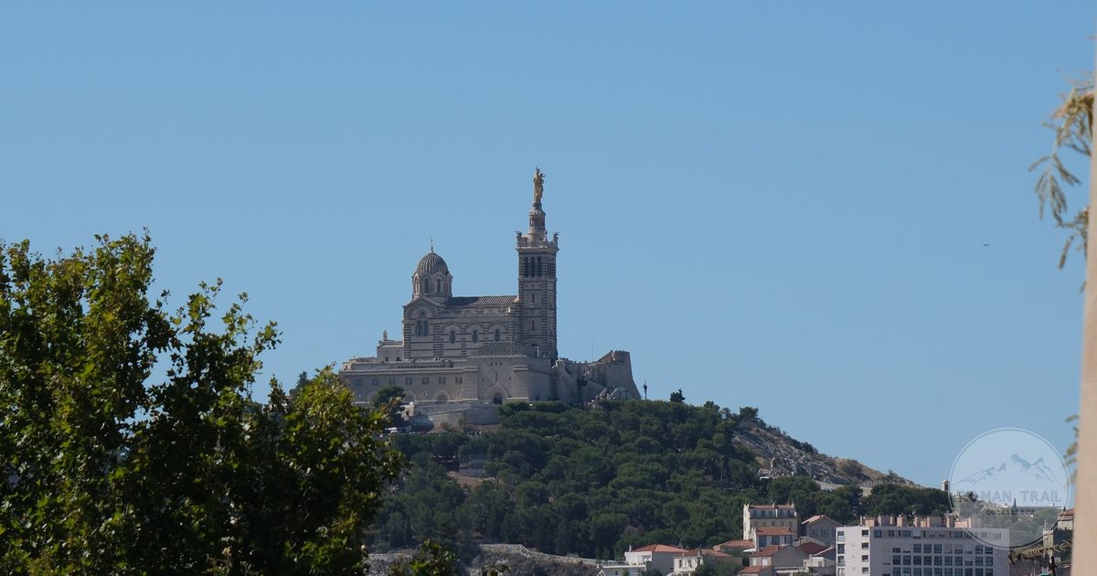 The Notre-Dame de la Garde basilica on its hill above Marseille, France
