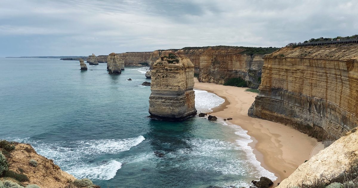 The Twelve Apostles and cliffs on the Great Ocean Road, Australia