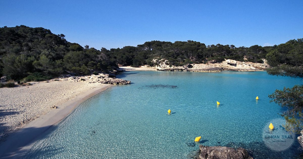 A quiet cove with turquoise water on Menorca, Balearic Islands, Spain