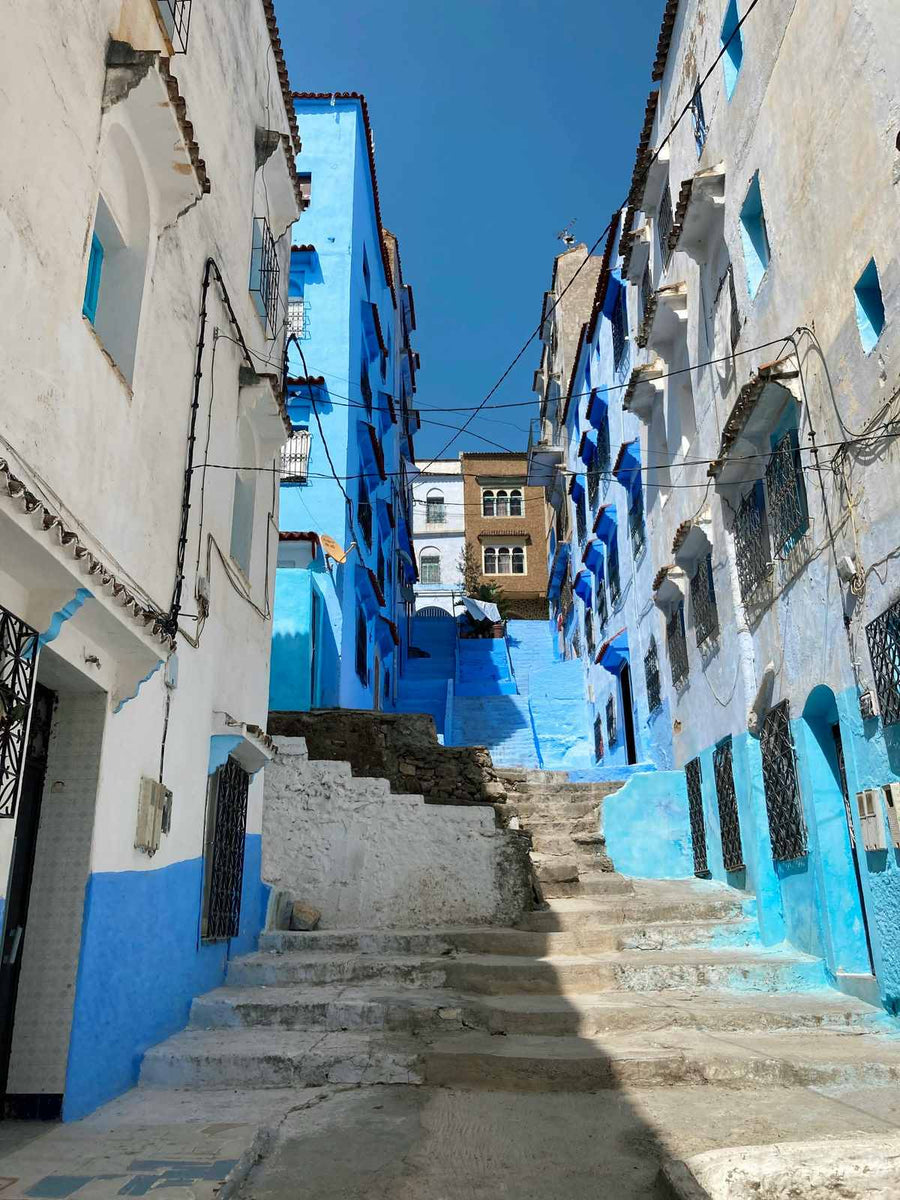 Chefchaouen the blue city in Morocco, a highlight for women travelers