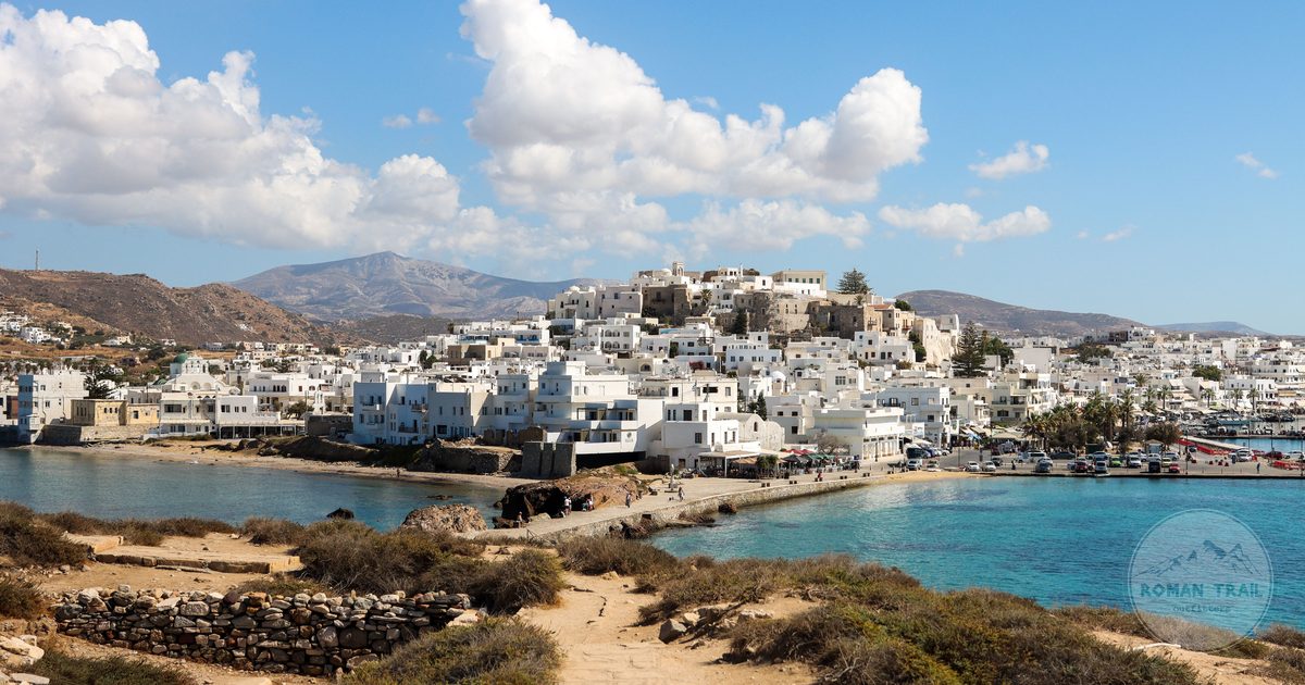 Traditional Cycladic architecture on Naxos island, Greece