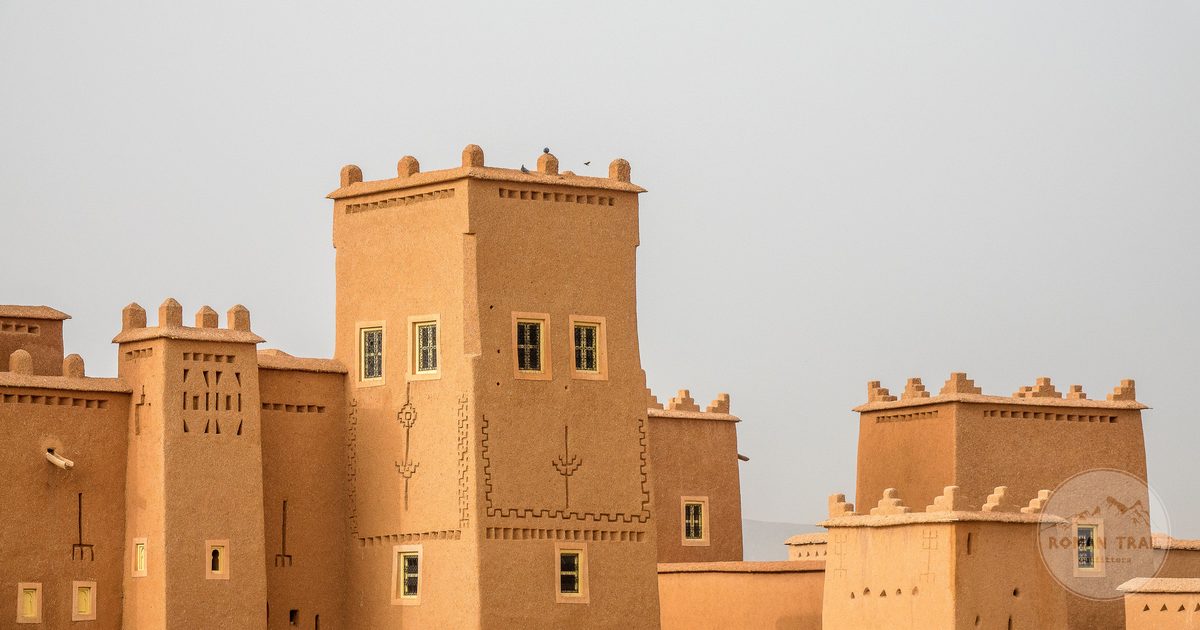 Earthen architecture and defensive towers in southern Morocco