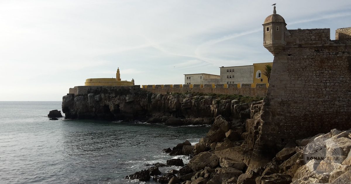 The Fortaleza de Peniche above the ocean at Peniche, Portugal