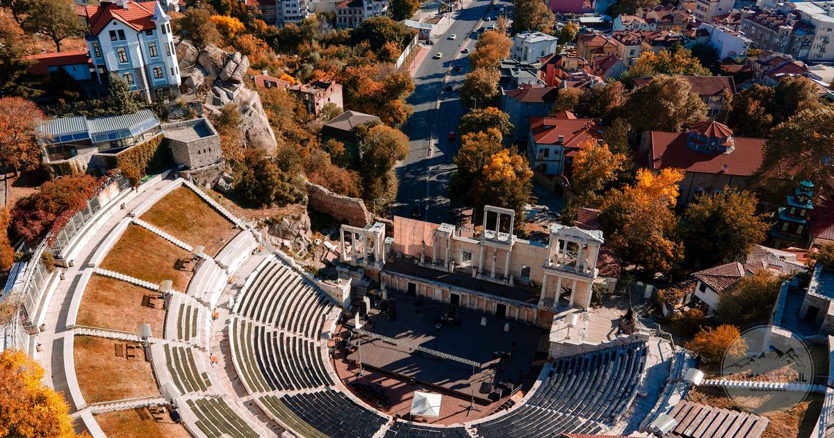 The Roman theatre of Philippopolis at Plovdiv, Bulgaria