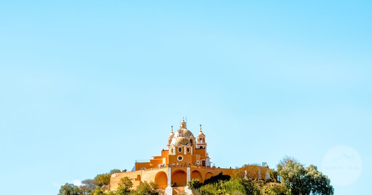 The church of Our Lady of Remedies on the pyramid at Cholula, Puebla