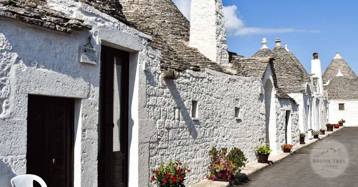 Traditional trulli houses in Apulia, Italy