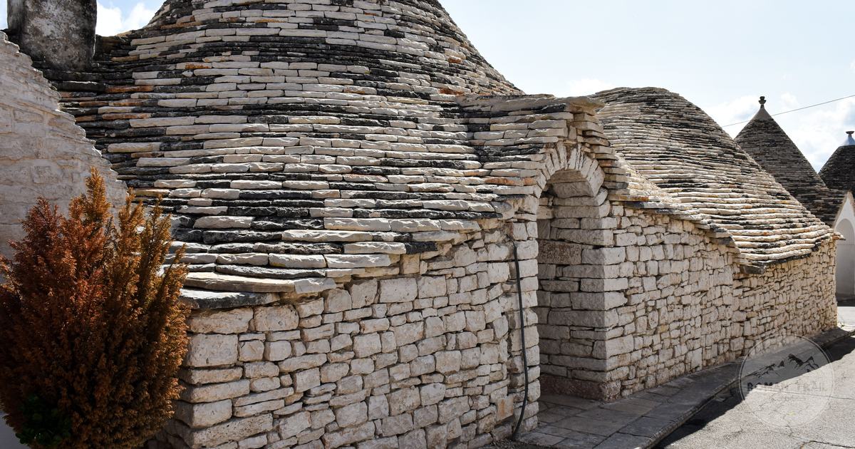 Traditional trulli stone houses in Alberobello, Apulia, Italy