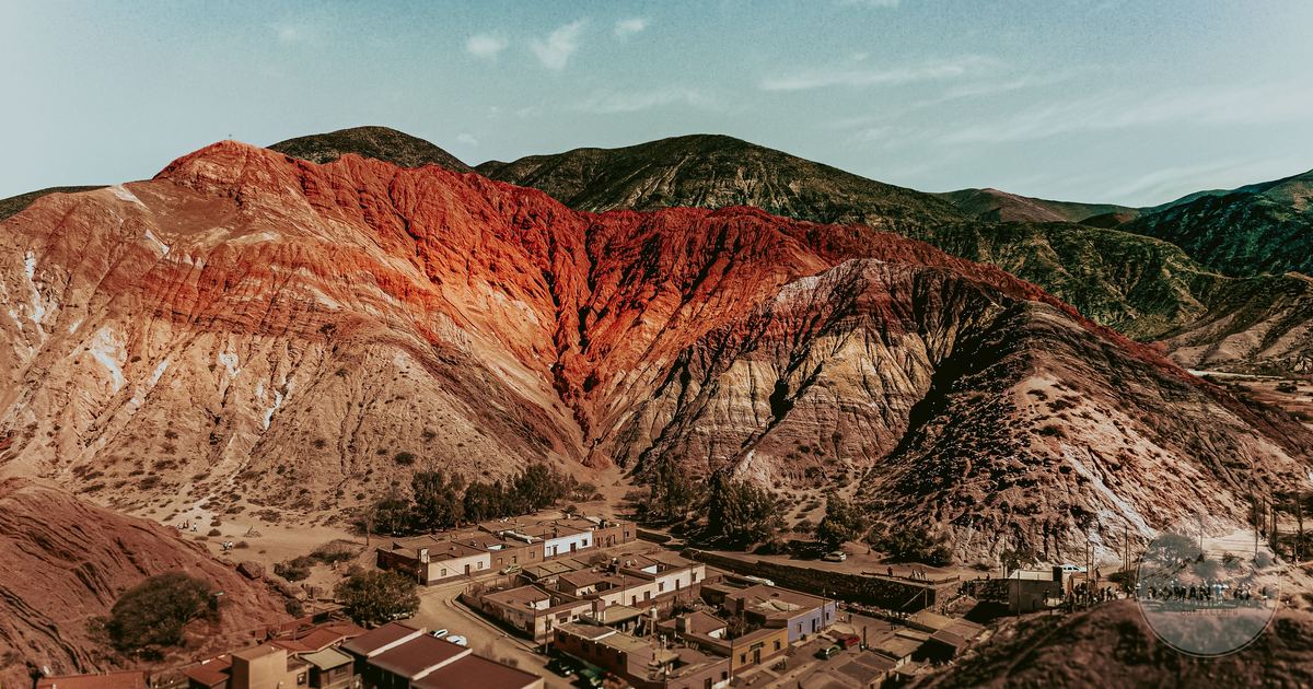 The Cerro de los Siete Colores above Purmamarca, Jujuy, Argentina