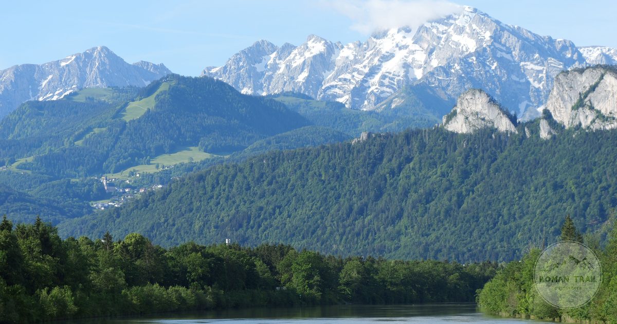 Alpine peaks and green valley in the Salzburg region, Austria