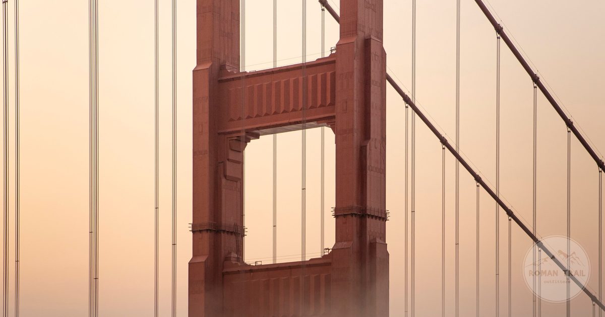 Golden Gate Bridge tower emerging through morning fog, San Francisco for women travelers