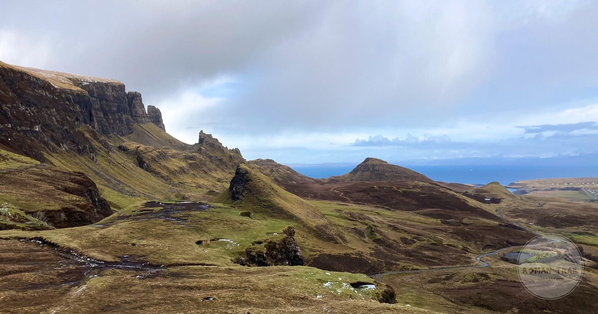 The Quiraing landslip on the Isle of Skye, Scotland