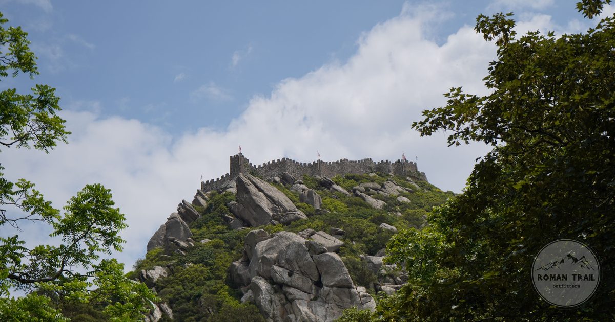 The Castelo dos Mouros on its hill at Sintra, Portugal