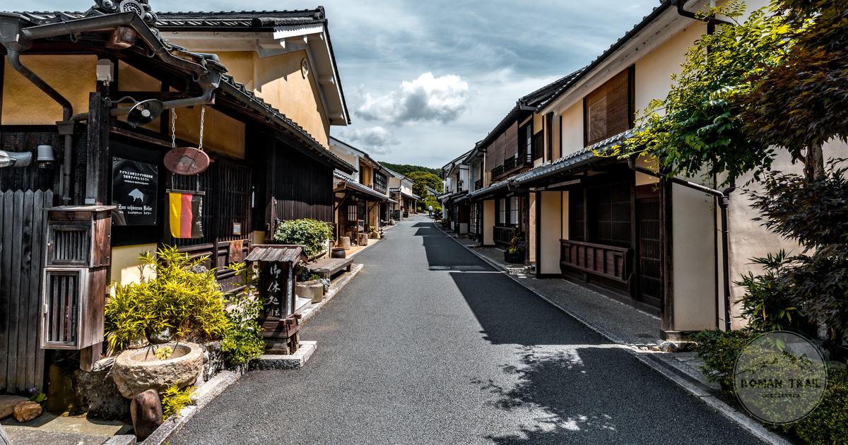 A traditional Japanese street lined with old wooden buildings, Takayama packing list for women by Roman Trail Outfitters