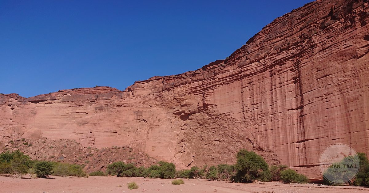Rock formations in Talampaya National Park, La Rioja, Argentina