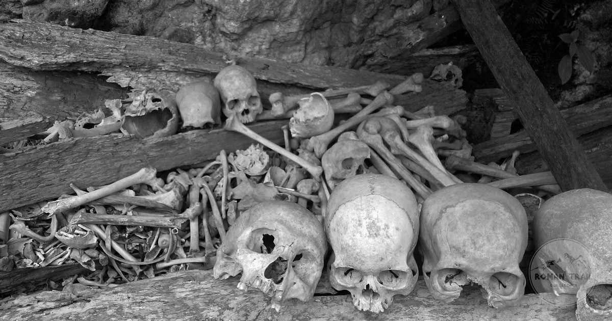 A cave burial site in South Sulawesi, Indonesia