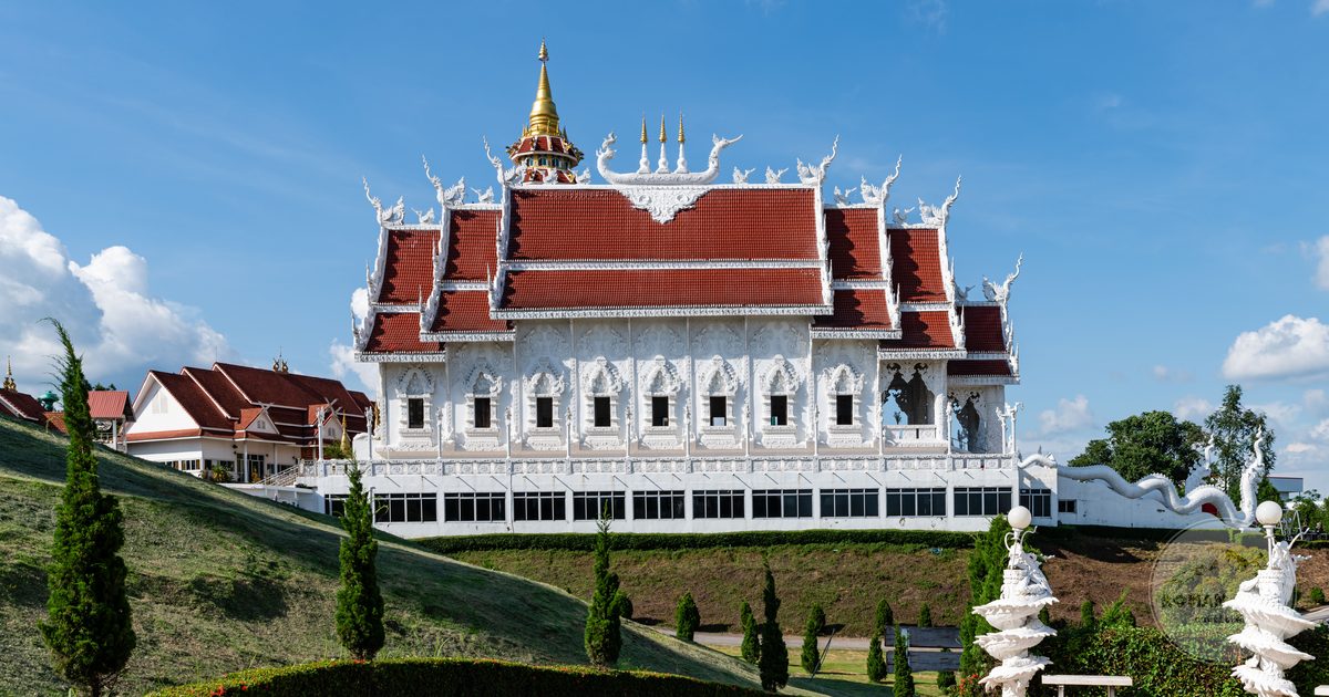 Wat Huay Pla Kang temple in Chiang Rai, Thailand