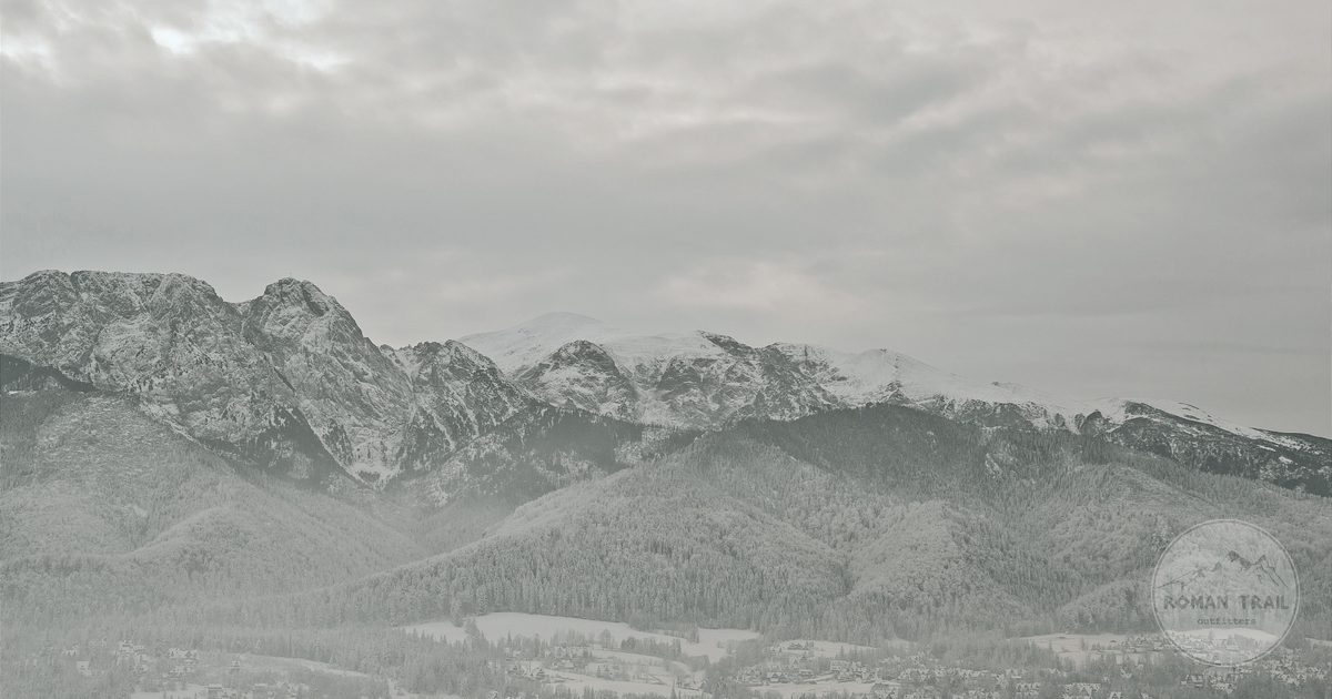 Winter in the Tatra mountains above Zakopane, Poland
